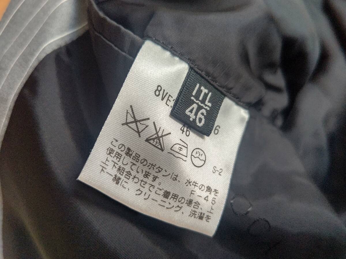 EPOCA UOMO　春夏スーツ　グレー　46サイズ　エポカ　_画像9