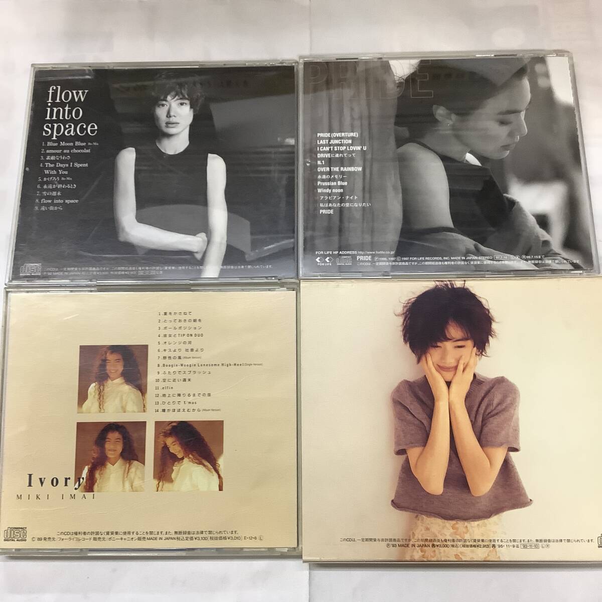 今井美樹 4CD flow into space PRIDE Ivory II Ivory FLCF-30196 FLCF-30227 FLCF-3688 FLCF-31010の画像2