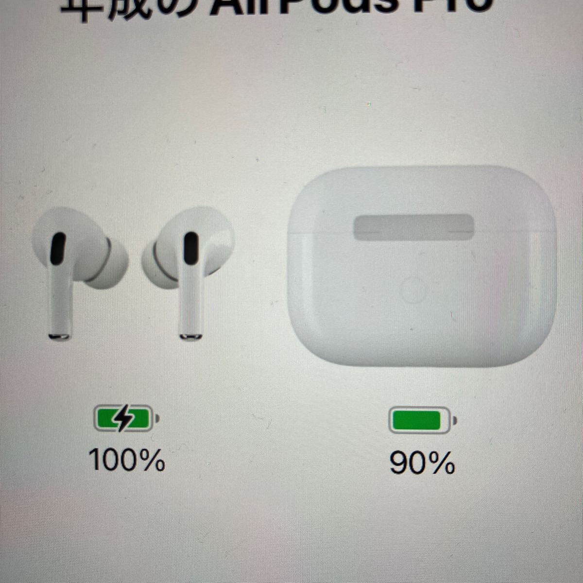 AirPods Pro (箱、充電ケーブル無し)iApple ワイヤレスイヤホン Bluetooth _画像2