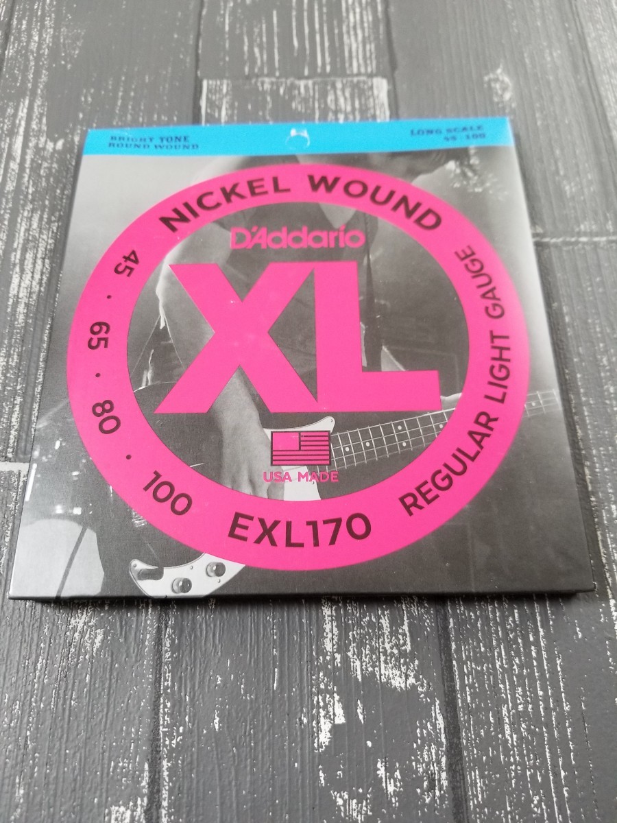 新品　D'Addario ダダリオ ベース弦 ニッケル EXL170_画像1