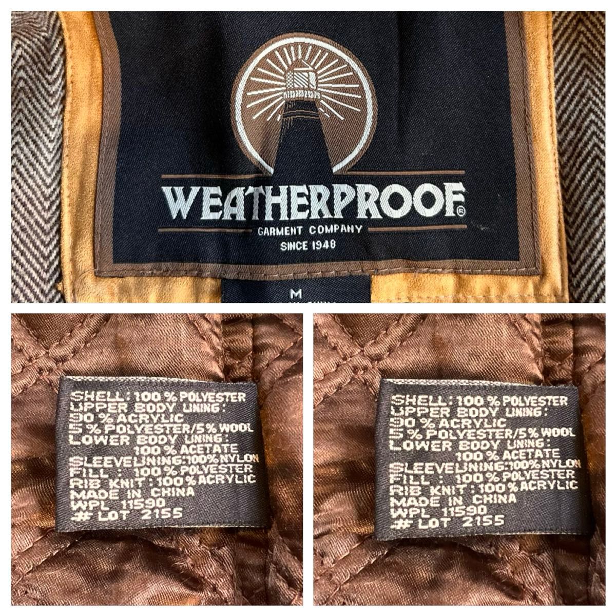 激レア！！【WEATHERPROOF ウェザープルーフ】スウェードジャケット　ブルゾン　フルジップ　スエード