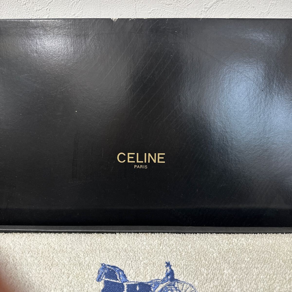 UTn550【未使用】CELINE セリーヌ タオルケット RAE5554020_画像3