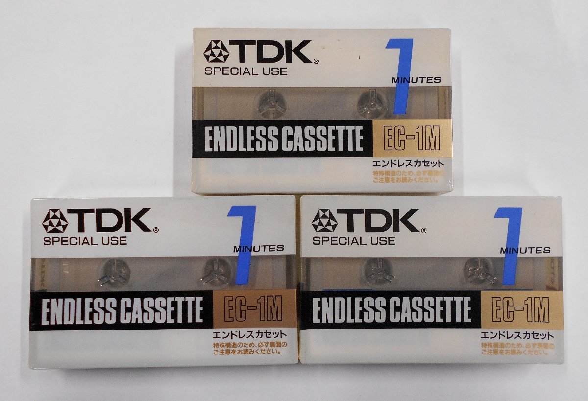TDK エンドレスカセットテープ EC-1M 1分 ノーマルポジション TYPEⅠ Normal Position 【ス724】_画像1