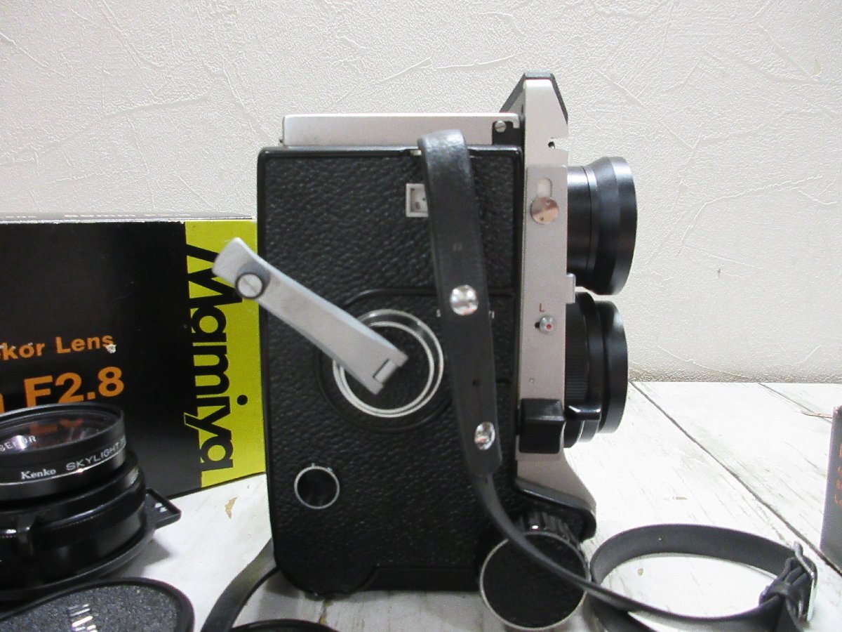 １円　外装美品　Mamiya/マミヤ C330 Professional f 二眼レフカメラ セット　SEKOR　1：4.5　55ｍｍ　　1：2.8　80ｍｍ 【星見】_画像7
