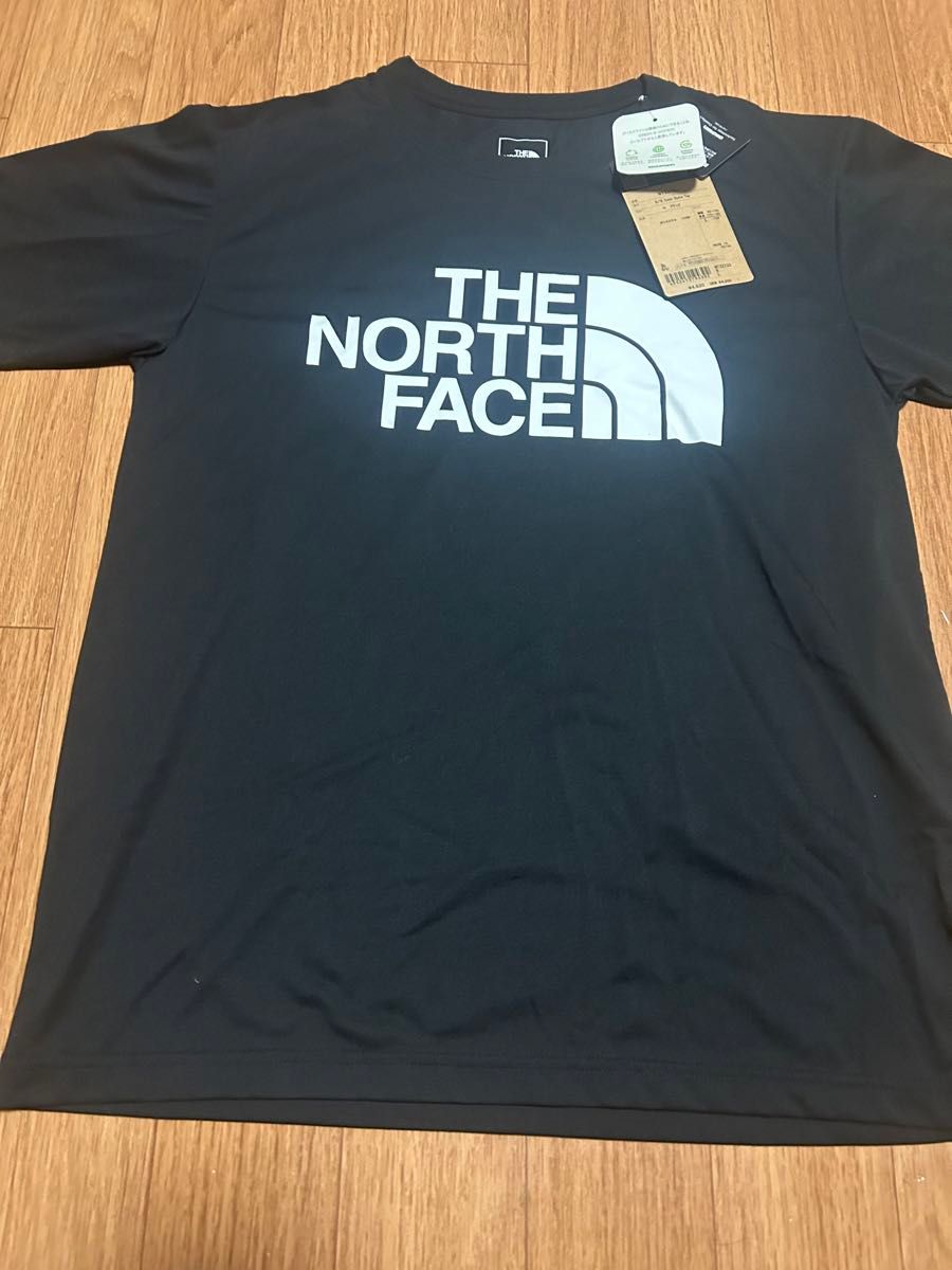 THE NORTH FACE ノースフェイス Tシャツ 半袖 ロゴ　ブラック　L タグ付き未使用