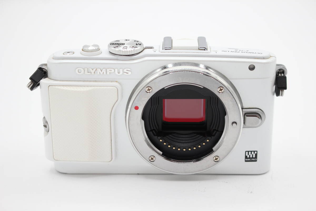 極美品◆OLYMPUS オリンパス PEN Lite E-PL6 ボディ ホワイト◆シャッター回数7527回のみ♪0318_画像2