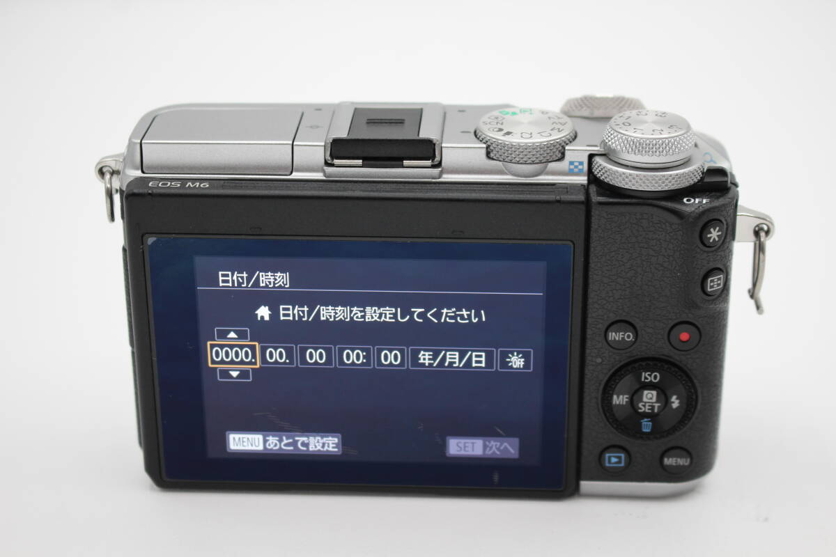 極美品◆Canon キヤノン EOS M6 ボディ◆バッテリー2個付0318_画像3