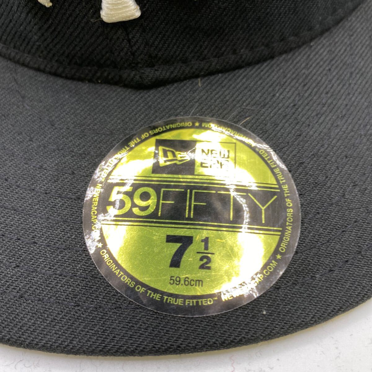 △【T-11】NEW ERA ニューエラ MLB NEW YORK YANKEES ヤンキース 59FIFTY ORIGINAL FIT　キャップ 帽子_画像3