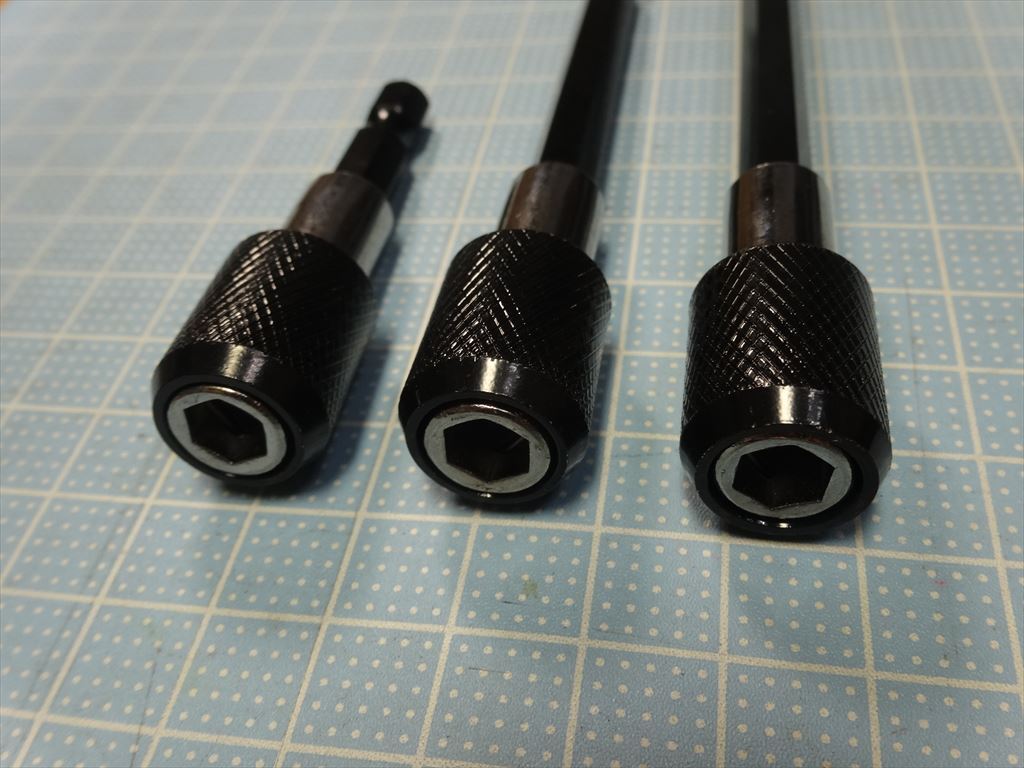 ★ 6.35mm 六角軸延長 エクステンションロッド　３本セット 【送料185円】004