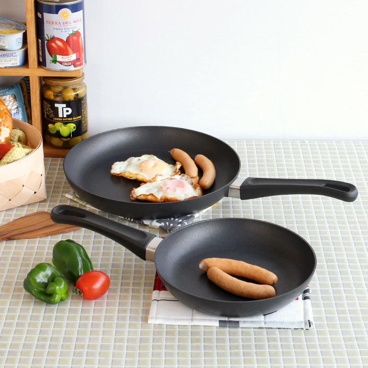  scan bread fry pan Classic induction IH 20cm&26cm 2 point set SCANPAN Classic heat-resisting IH correspondence set new life support 