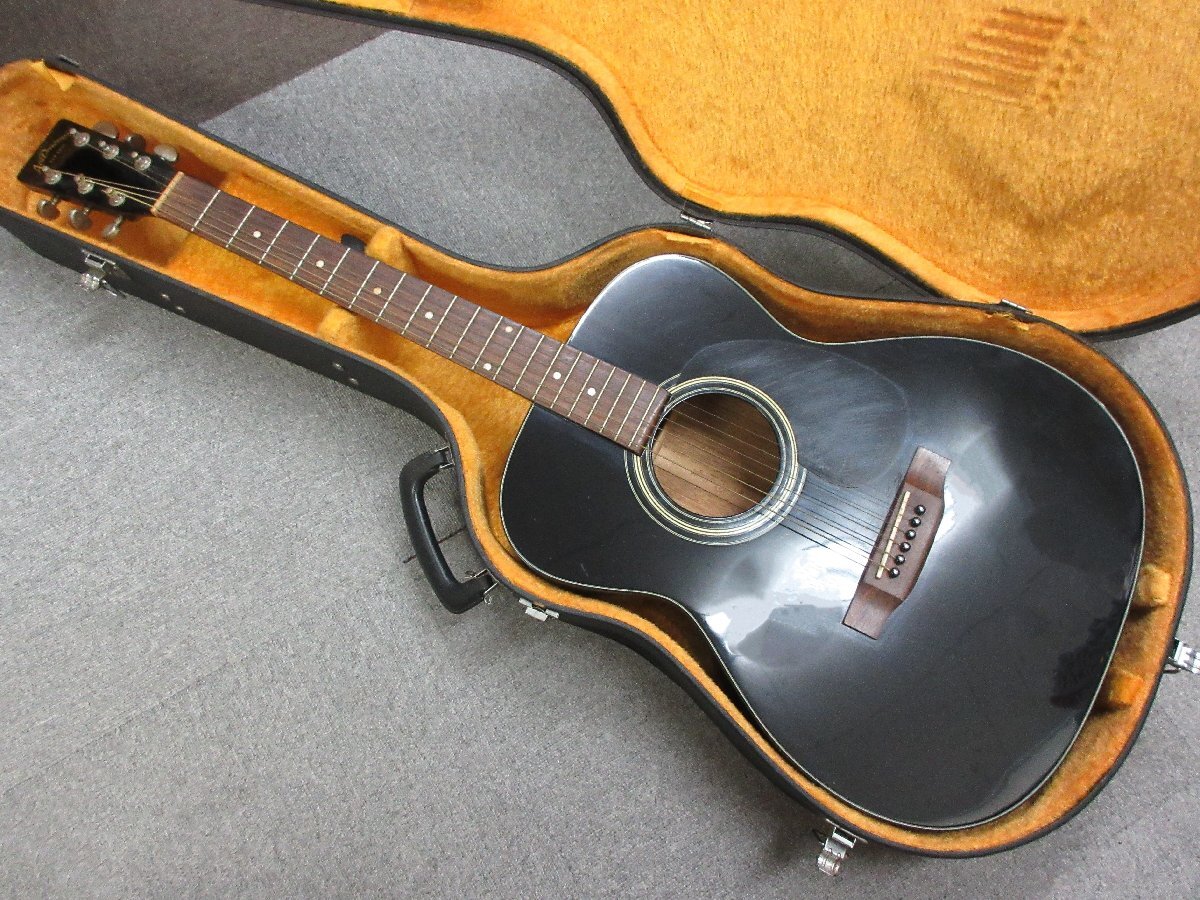 ARIA Dreadnought EST 1956 アリア ドレッドノート アコースティックギター アコギ 弦楽器 楽器 ギター 黒 ハードケース付_画像2