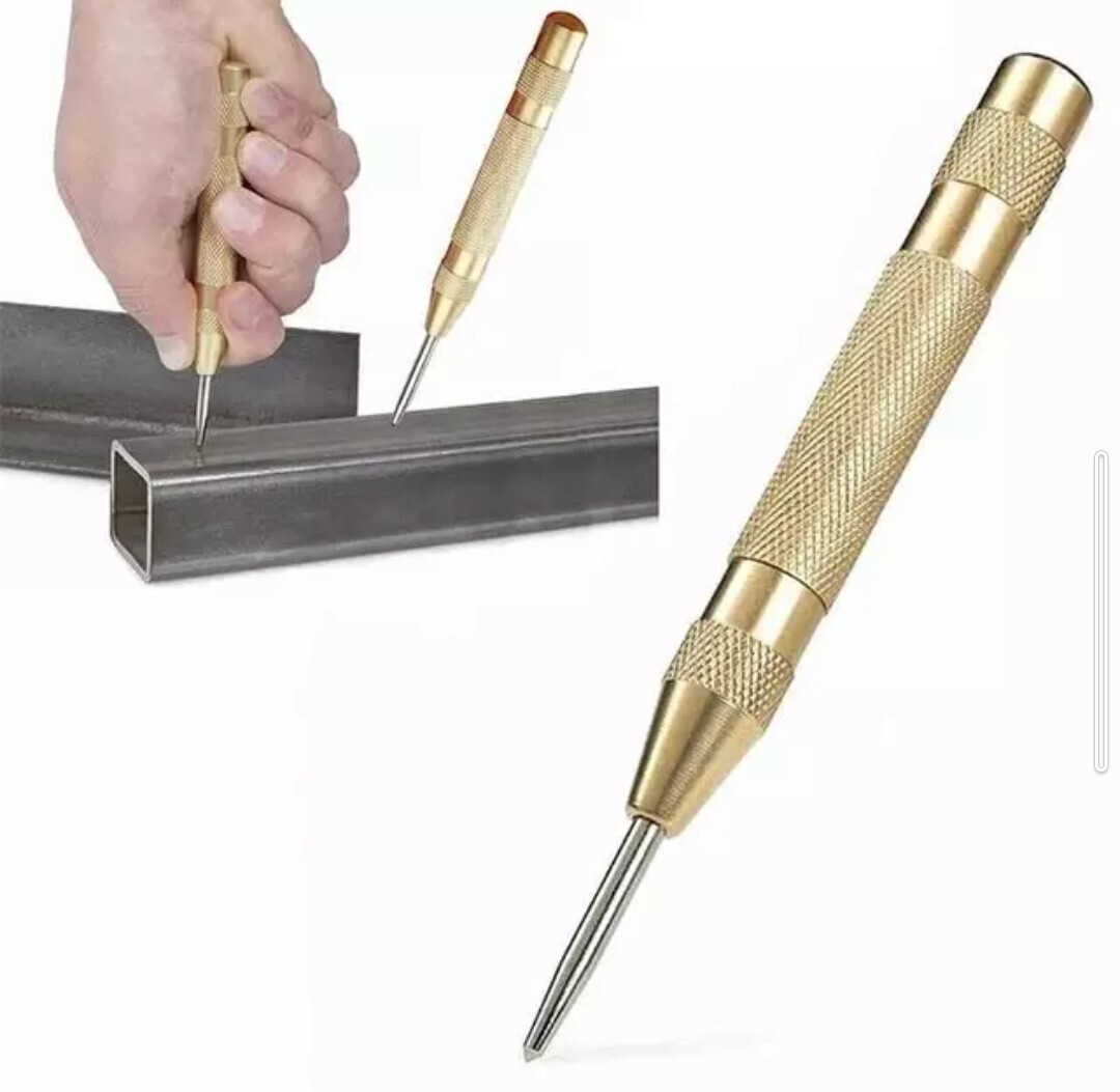  free shipping! auto center punch Gold color DIY ironworking car drilling drill drill press convenience tool tool punching automobile Sunday large .