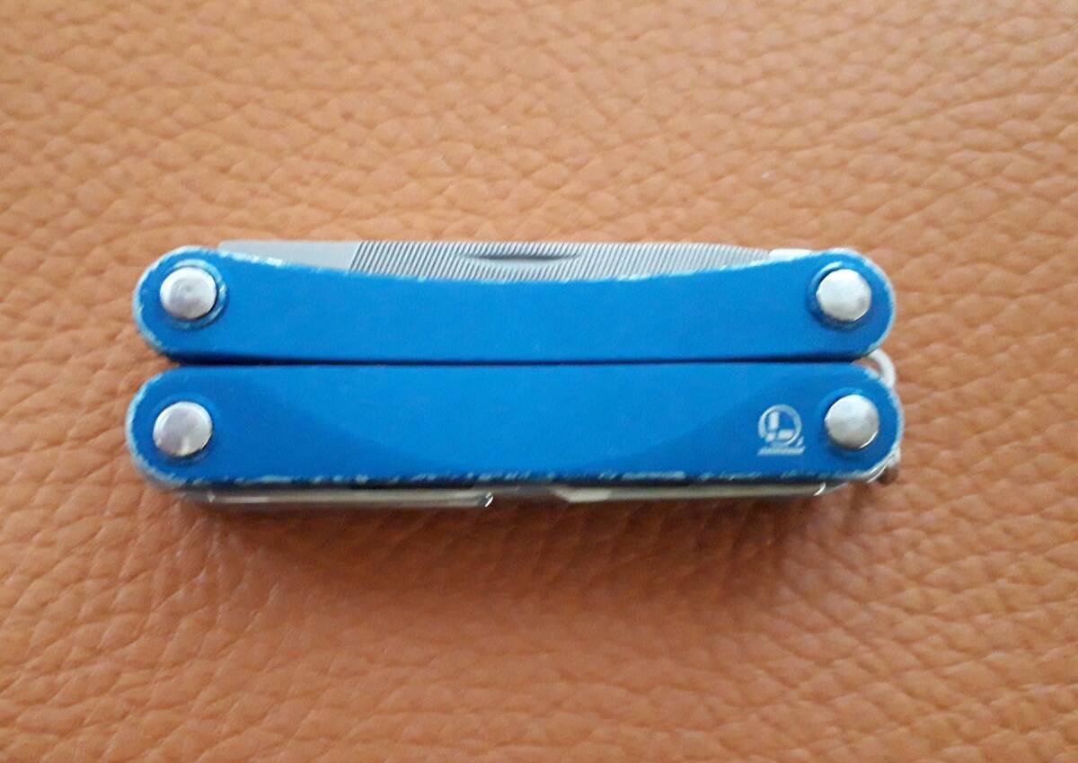 【中古美品】LEATHERMAN PS4 SQUIRT マルチツール キーホルダー 日本正規品 スクオート ピーエス４ ブルーの画像7