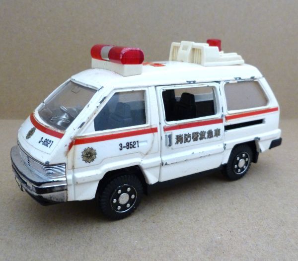 A3# 日本製Diapet ダイヤペット トヨタ タウンエース救急車 YONEZAWA TOYS #315-1_画像2