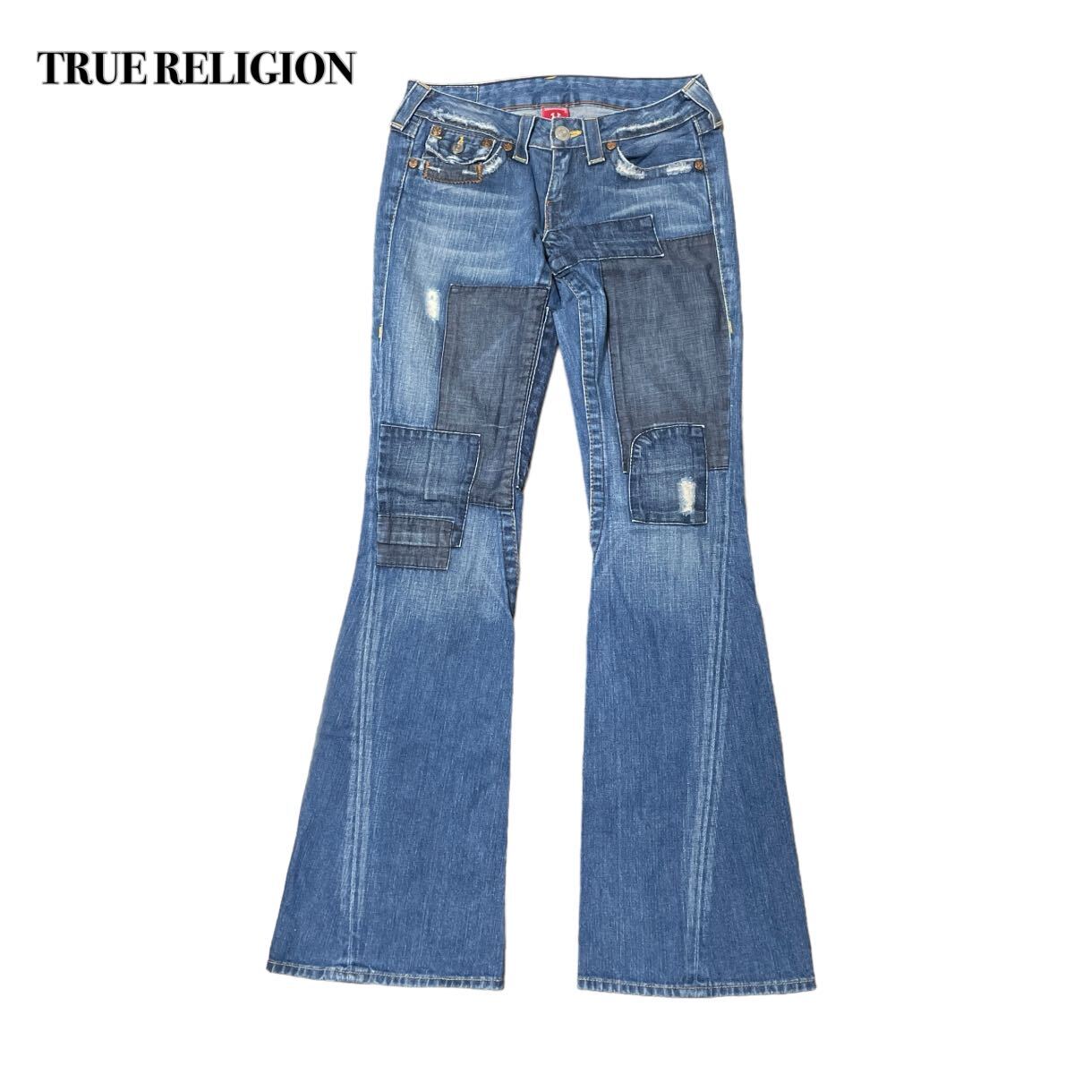 TRUE RELIGION トゥルーレリジョン フレアデニムパンツ 26 M ジーンズ ブーツカット_画像1