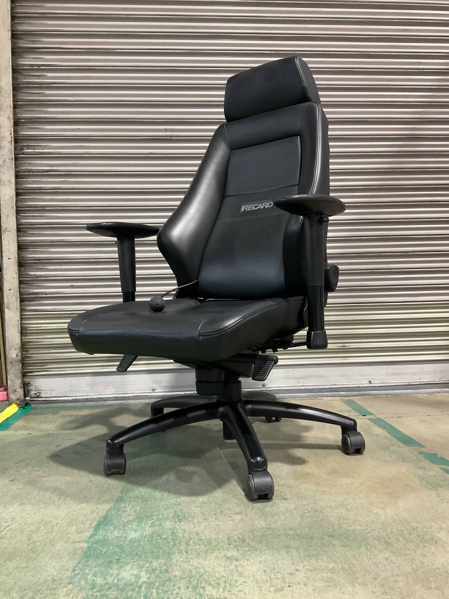 【大阪発】【送付可】【美品】RECARO●レカロ　24Hチェア●本革/総革●エグゼクティブチェア●ハイバック【人間工学】_画像3