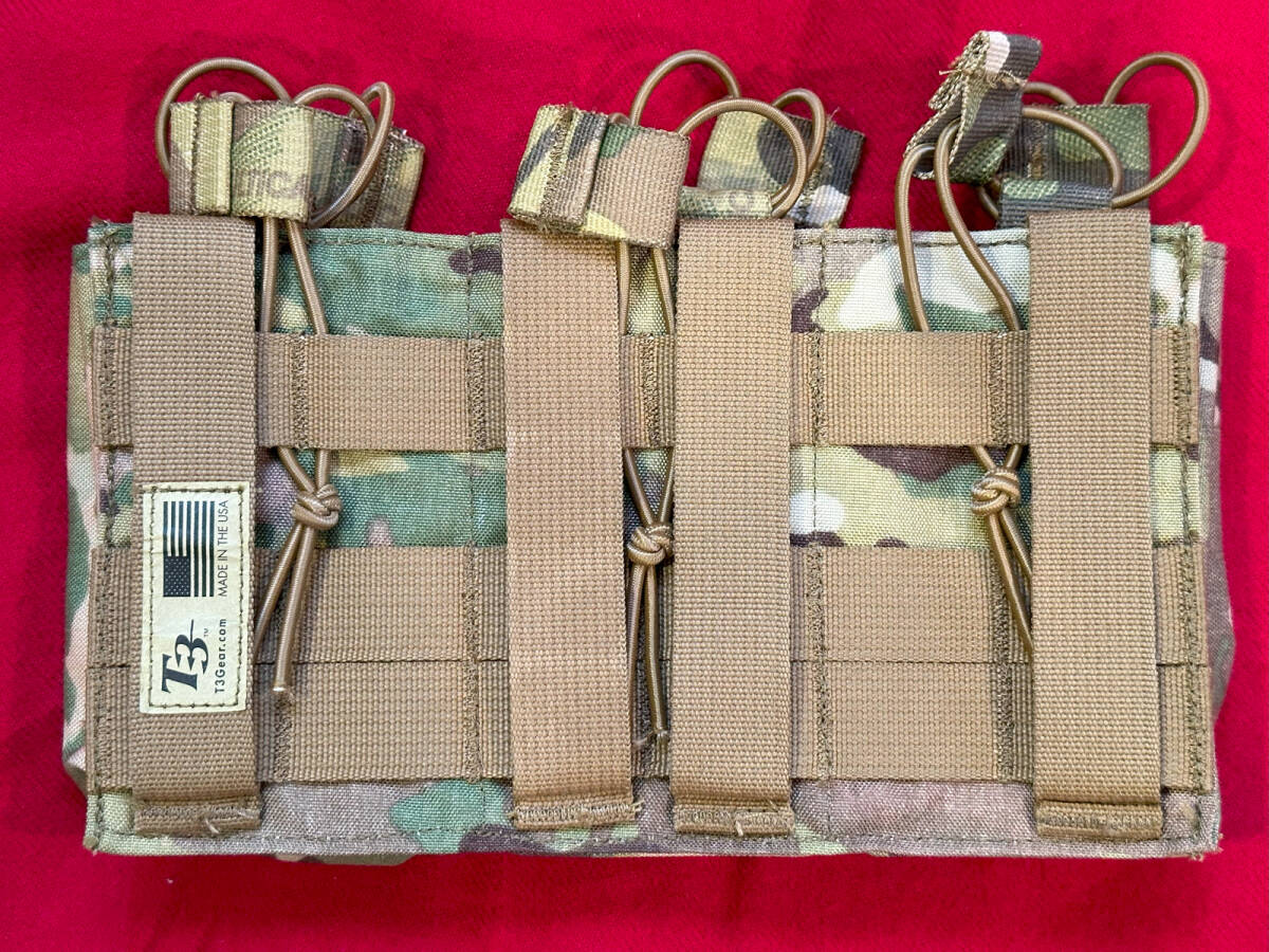 【実物】T3 Gear M4 Six Mag Shingle Multicam マルチカム SEALSの画像4