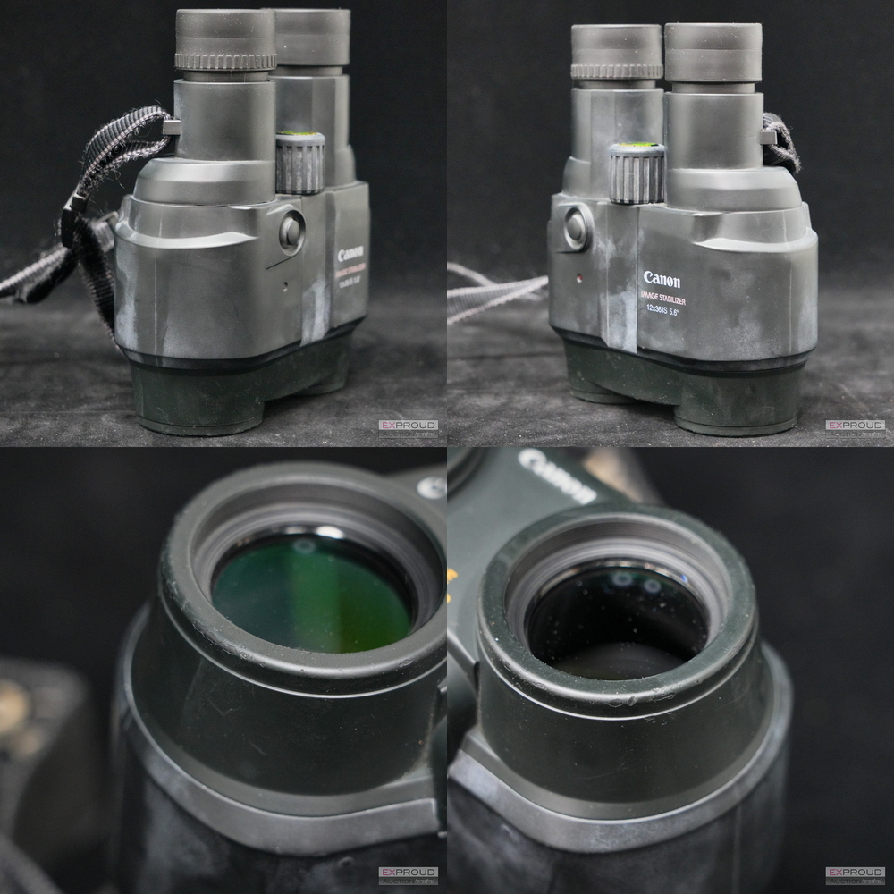 良品★S03 Canon キャノン 双眼鏡 手ブレ補正機構付 12×36 IS 5.6° 動作確認済 IMAGE STABILIZER 防振双眼鏡 スポーツ観戦・観劇に！_画像10