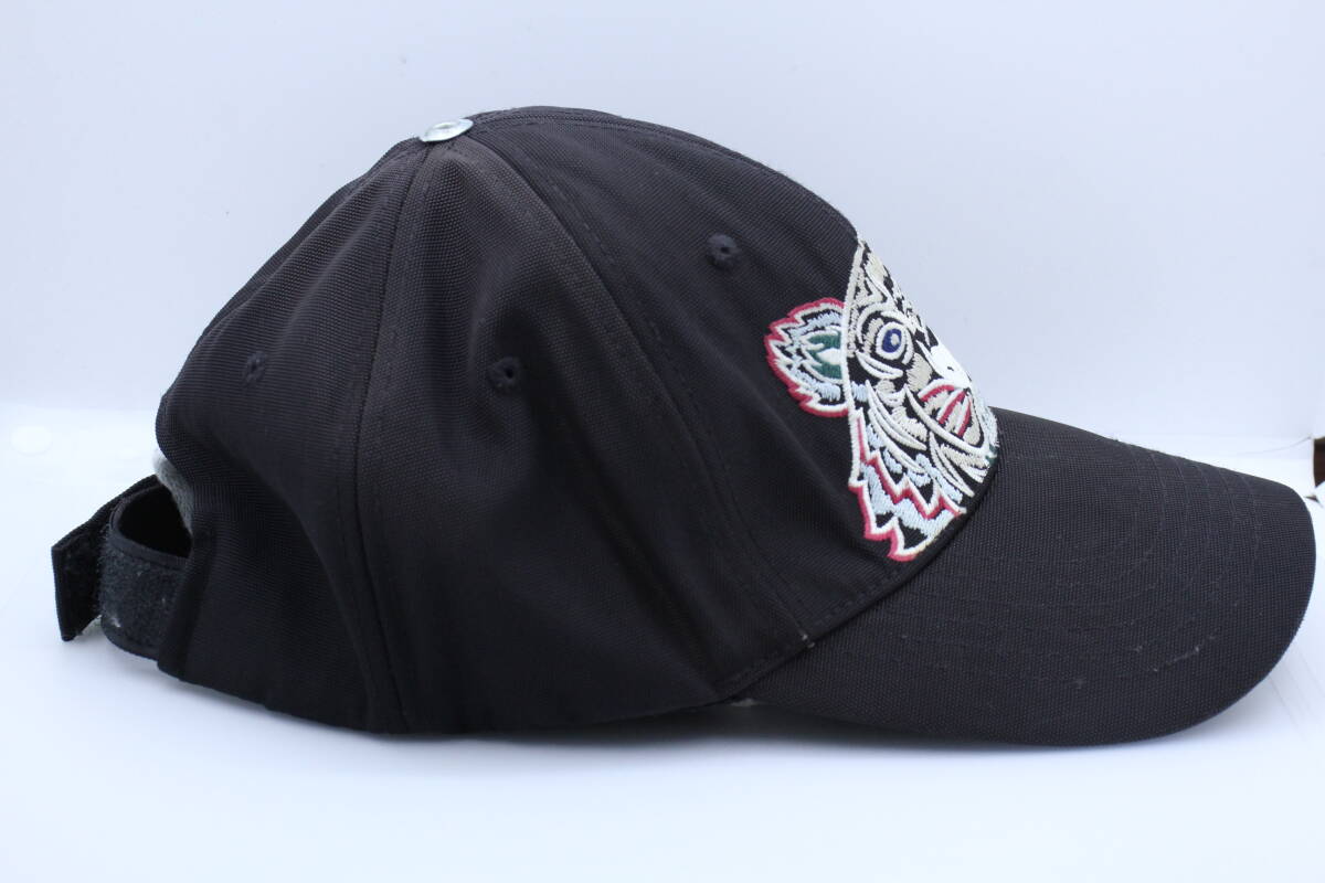  хорошая вещь *R02 KENZO Kenzo шляпа колпак Tiger вышивка Baseball колпак F855AC301F20 размер :U черный модный мелкие вещи размер регулировка возможно 