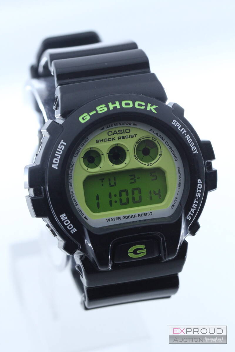 良品★R11 CASIO カシオ G-SHOCK ジーショック DW-6900CS ケース径42mm(リューズ除く) ブラック×イエロー 腕時計 メンズ 動作確認済み