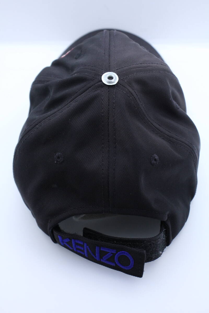  хорошая вещь *R02 KENZO Kenzo шляпа колпак Tiger вышивка Baseball колпак F855AC301F20 размер :U черный модный мелкие вещи размер регулировка возможно 