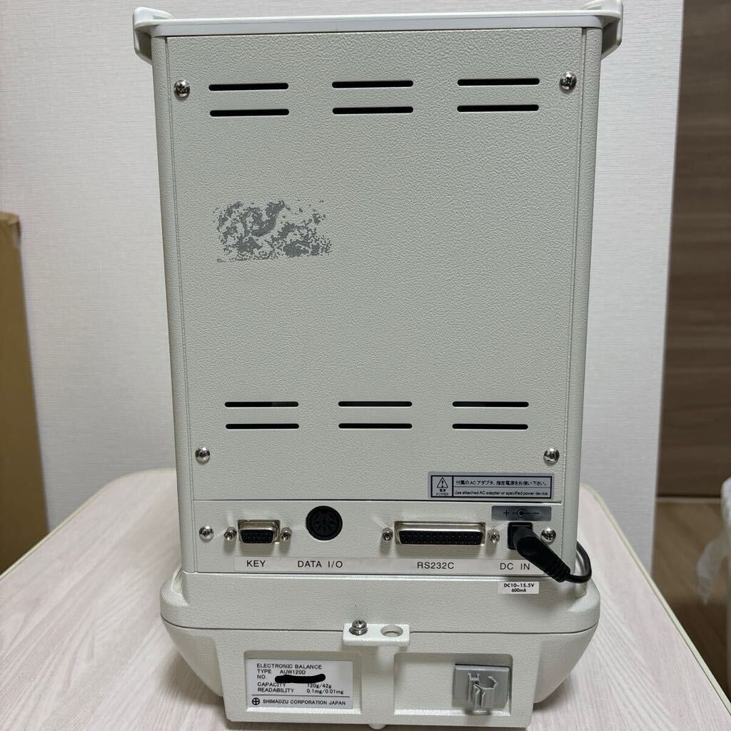 島津製作所 SHIMADZU 分析電子天秤 AUW120D イオナイザー(除電器) STABLO EXセットの画像3