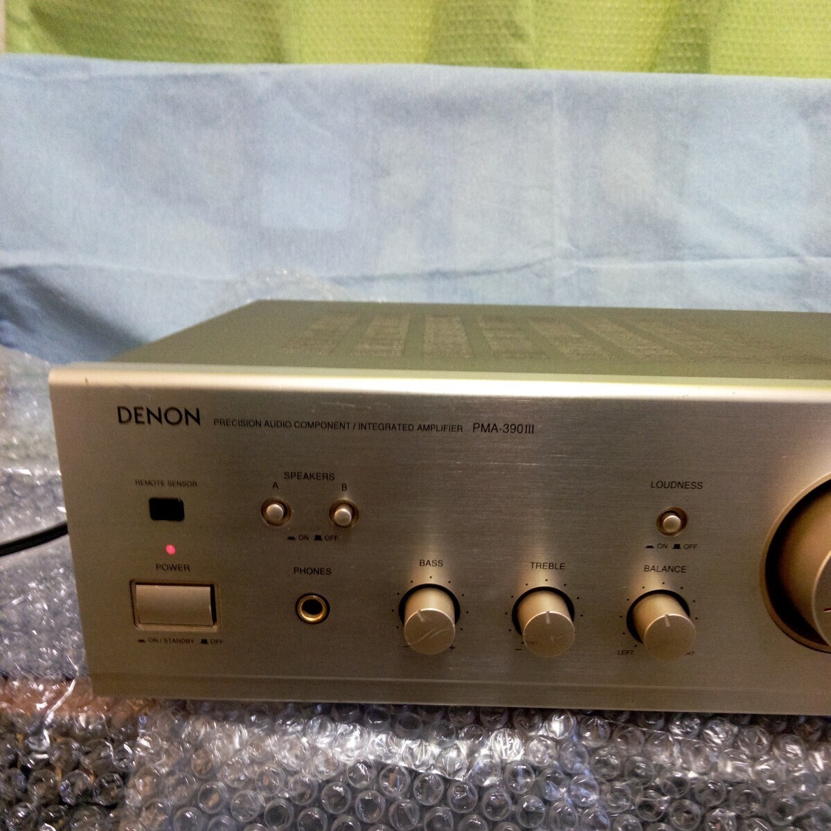 DENON （デノン ）プリメインアンプ PMA-390III　音出し確認済み　現状品_画像2