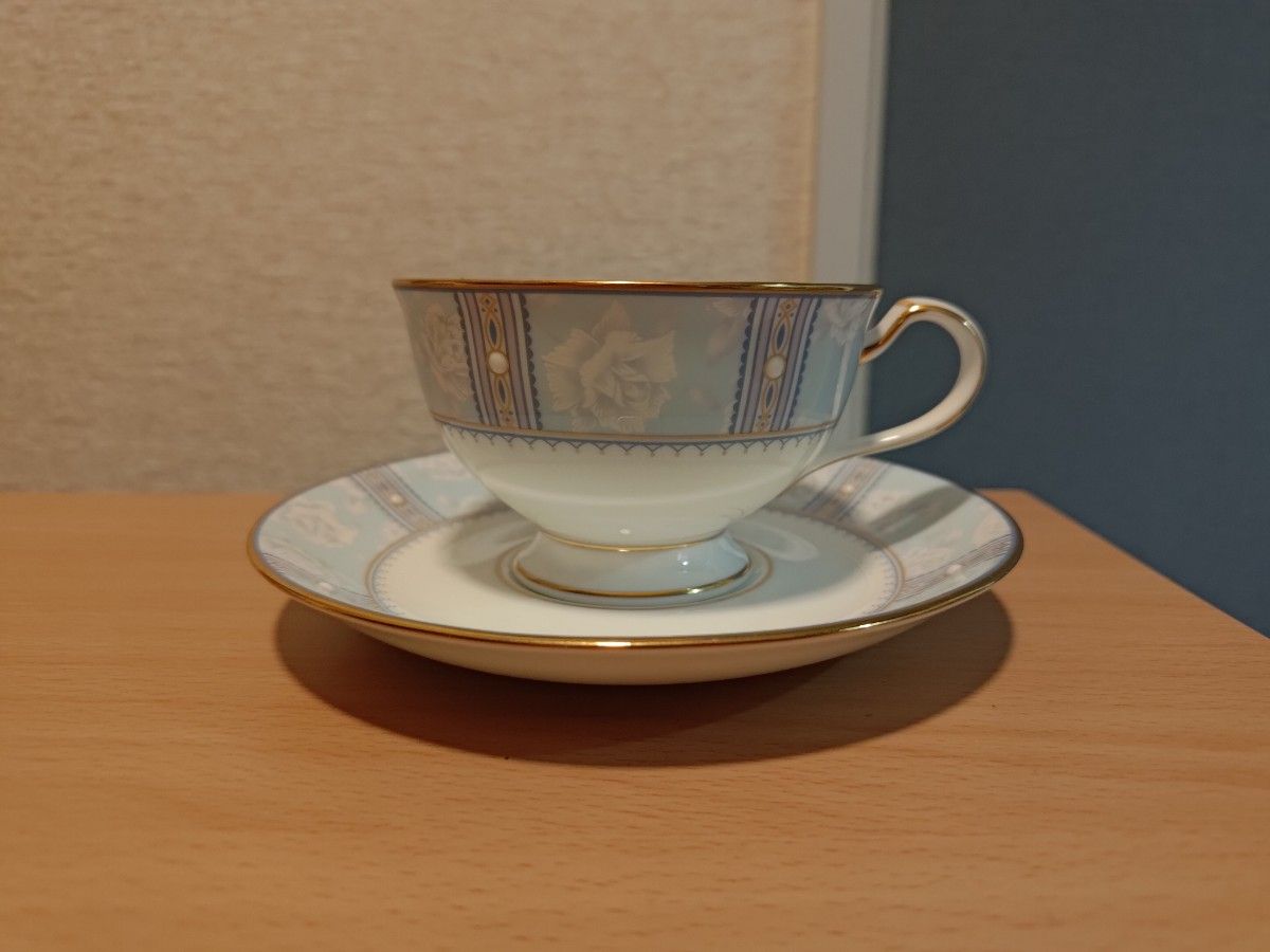 Noritake ノリタケ  カップ ソーサーナショナルトラスト  ライムウォークティータイム