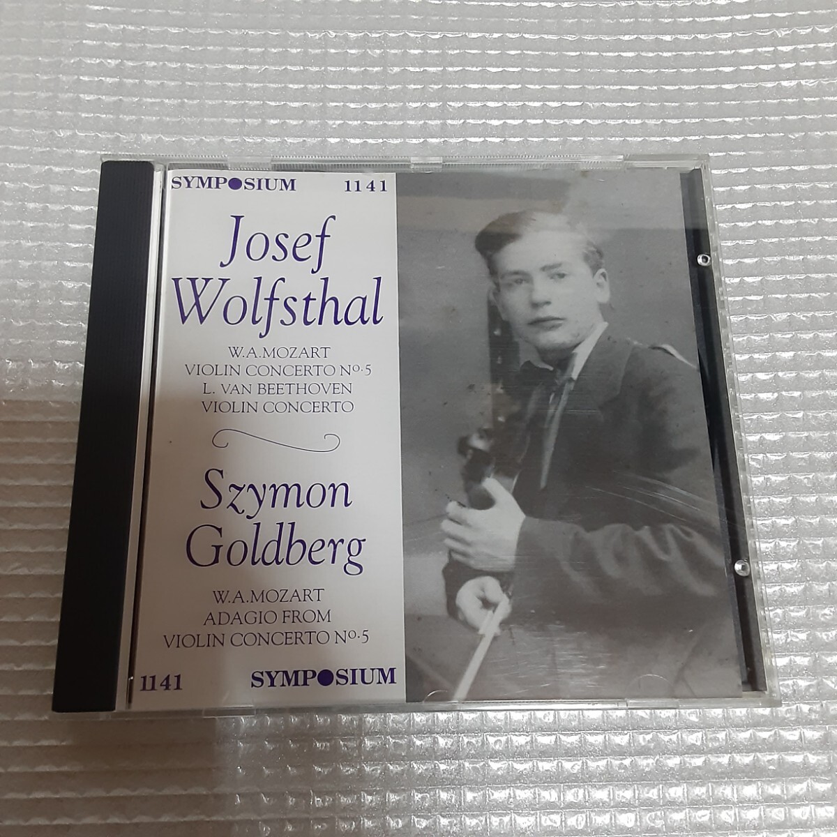 ● 希少廃盤/SYMPOSIUM 1141 ヴォルフスタール ゴールドベルク モーツァルト ベートーヴェン The Violinists Vol.6 Josef Wolfsthal _画像1