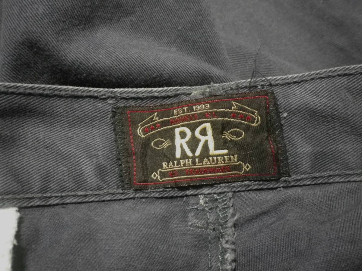 ＲＲＬ　チノパン　ＵＳＡ製　ネイビー　９０’ｓ　ダブルアールエル_画像3