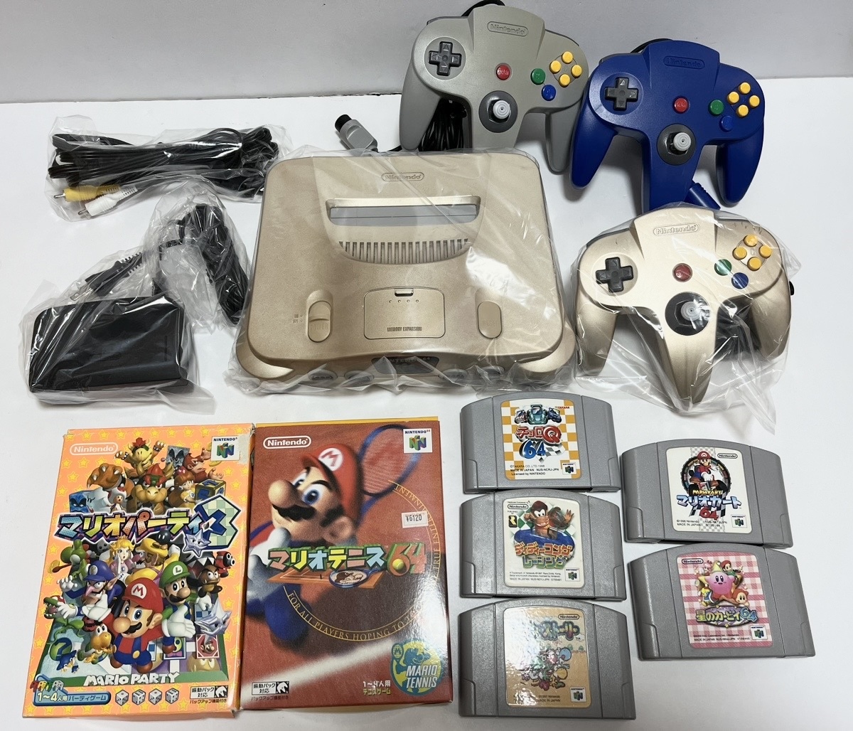 【N64】ニンテンドウ64□本体□ソフト7本□の画像1