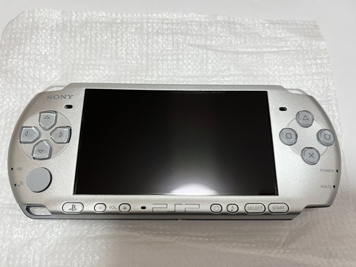 【美品】PSP3000□本体□ミスティックシルバー□_画像3