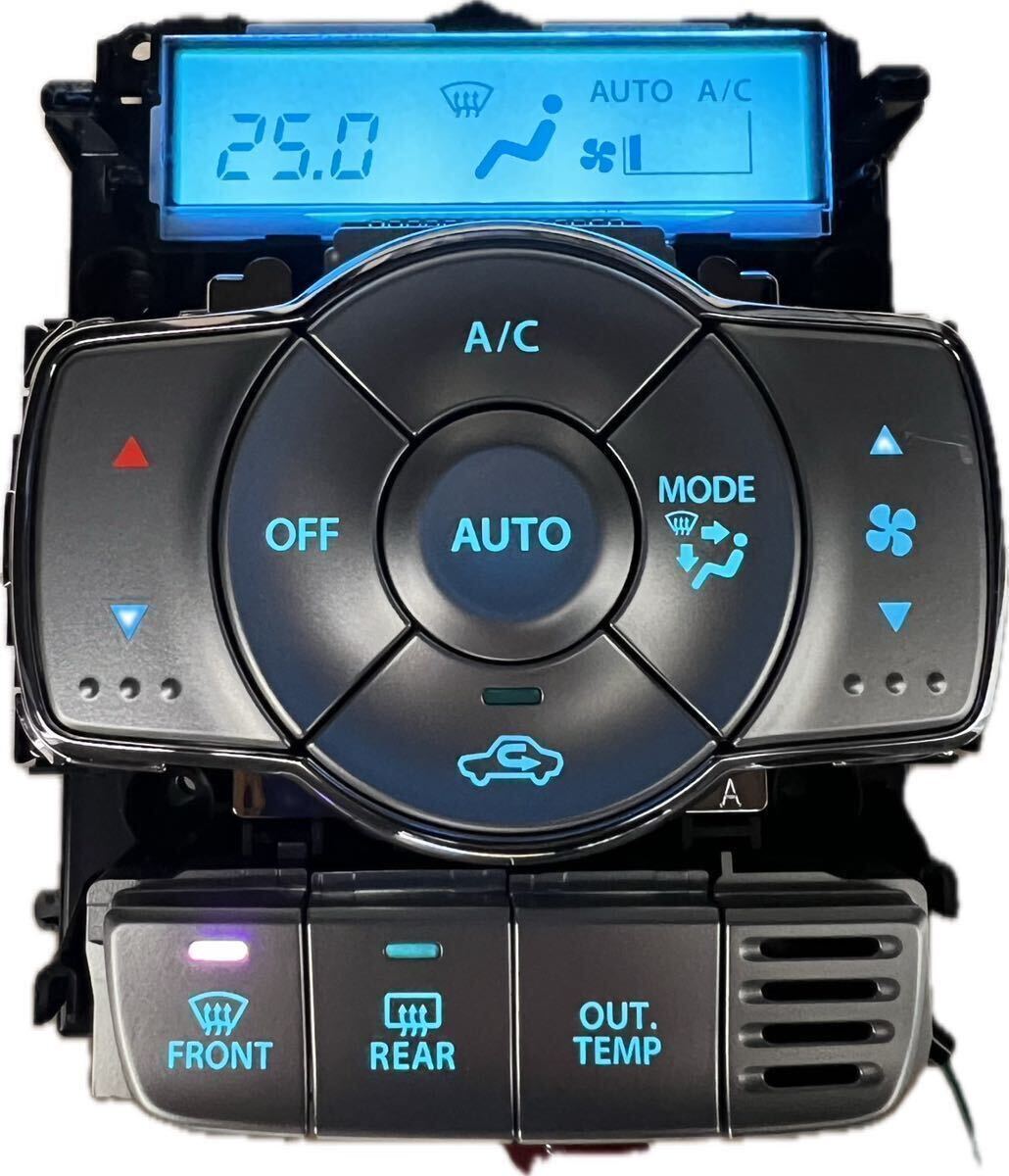 【新車外し】DA17W エブリィワゴン　エアコンスイッチパネル　ACスイッチ　LED打ち替え品　6色オーダーOK☆_画像3