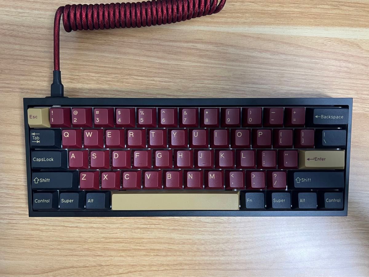 KBDFans Tofu60 redux case 黒 Anodized Black wooting 60he互換 KBDFans Tofu60 redux case 黒 Anodized Black wooting 60he互換