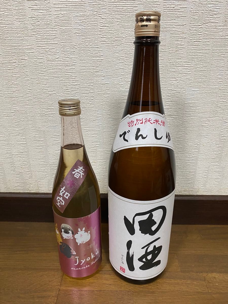 青森 日本酒 西田酒造 田酒 一升瓶 1.8L 八戸酒 五戸 如空 花咲かラビット 720ml 未開栓 2本セット