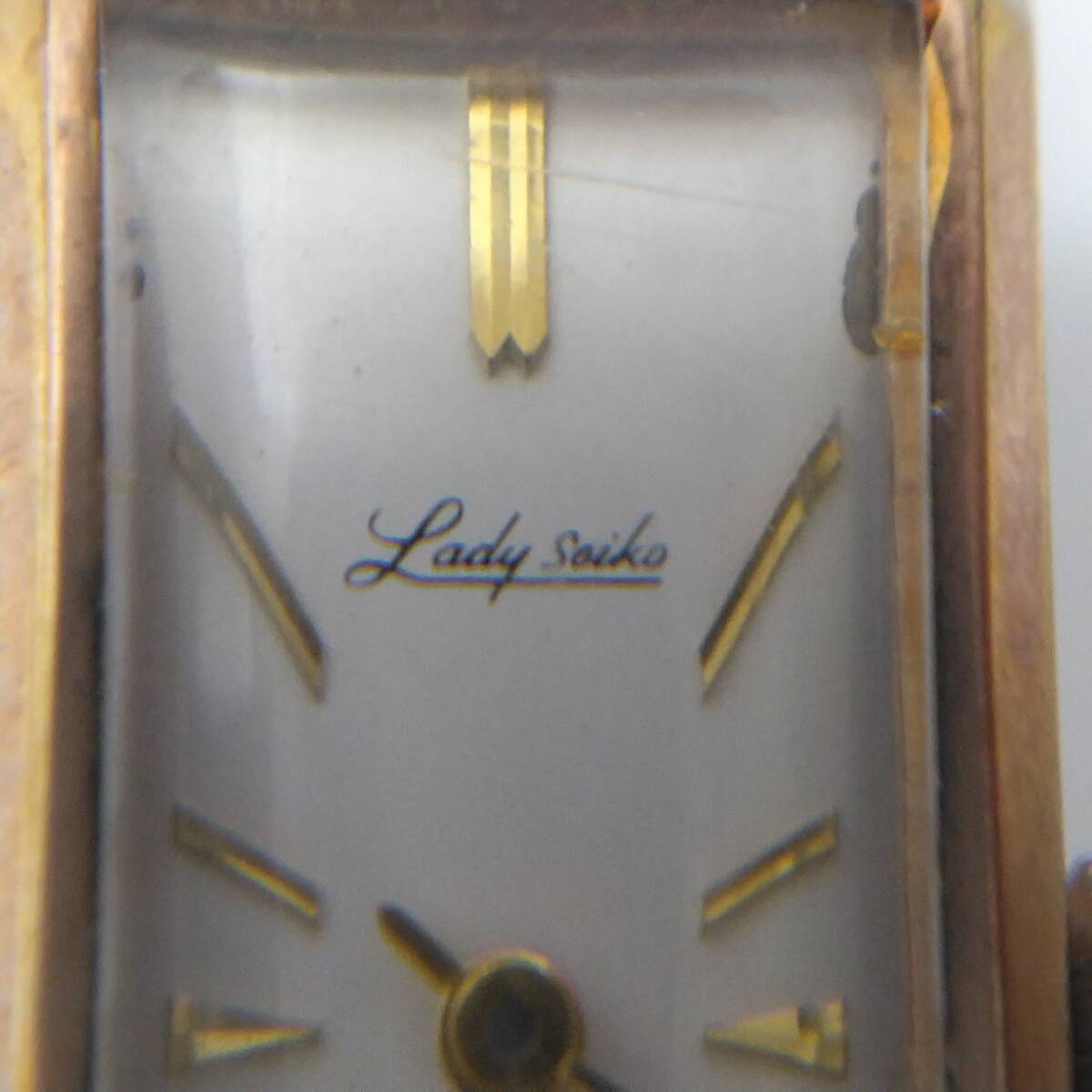 #2612A 腕時計 SEIKO セイコー Lady Seiko レディーセイコー 4037 17Jewels EGP 20MICRONS 刻印 出品時稼働品 中古品 保管品の画像2