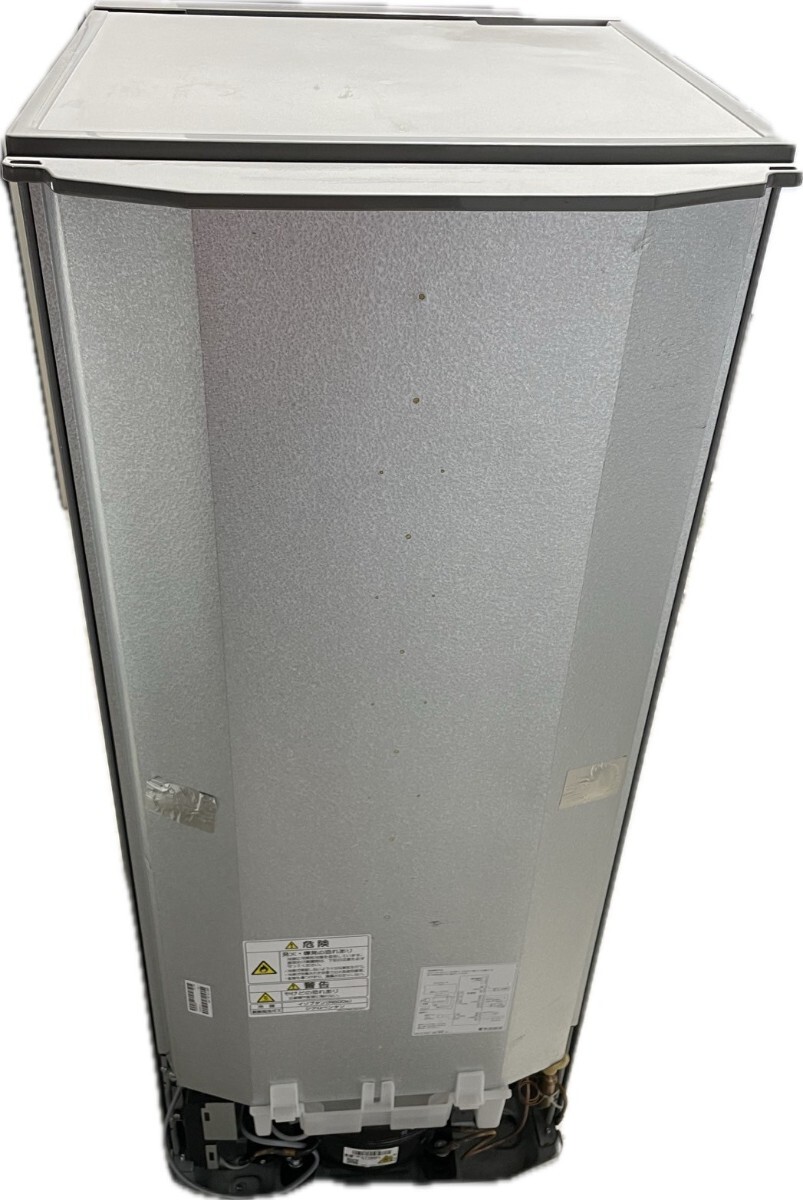 動作品 神奈川発 直接引き取り可 2021年製 AQUA アクア AQR-13K 126L 2ドア ノンフロン冷凍冷蔵庫 銀 シルバー SILVER_画像3