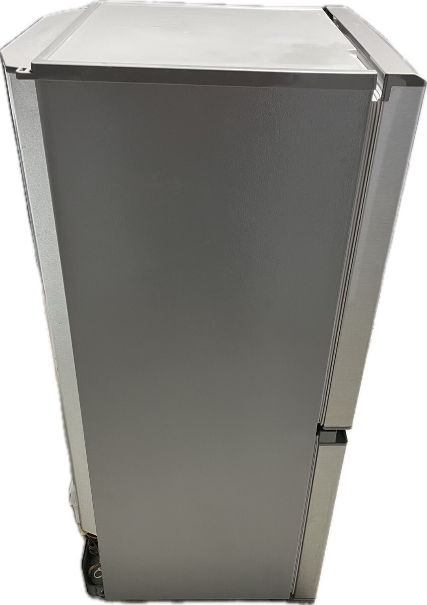 動作品 神奈川発 直接引き取り可 2021年製 AQUA アクア AQR-13K 126L 2ドア ノンフロン冷凍冷蔵庫 銀 シルバー SILVER_画像2