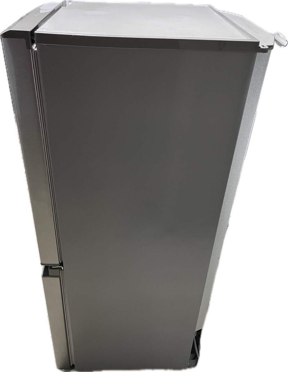 動作品 神奈川発 直接引き取り可 2021年製 AQUA アクア AQR-13K 126L 2ドア ノンフロン冷凍冷蔵庫 銀 シルバー SILVER_画像4