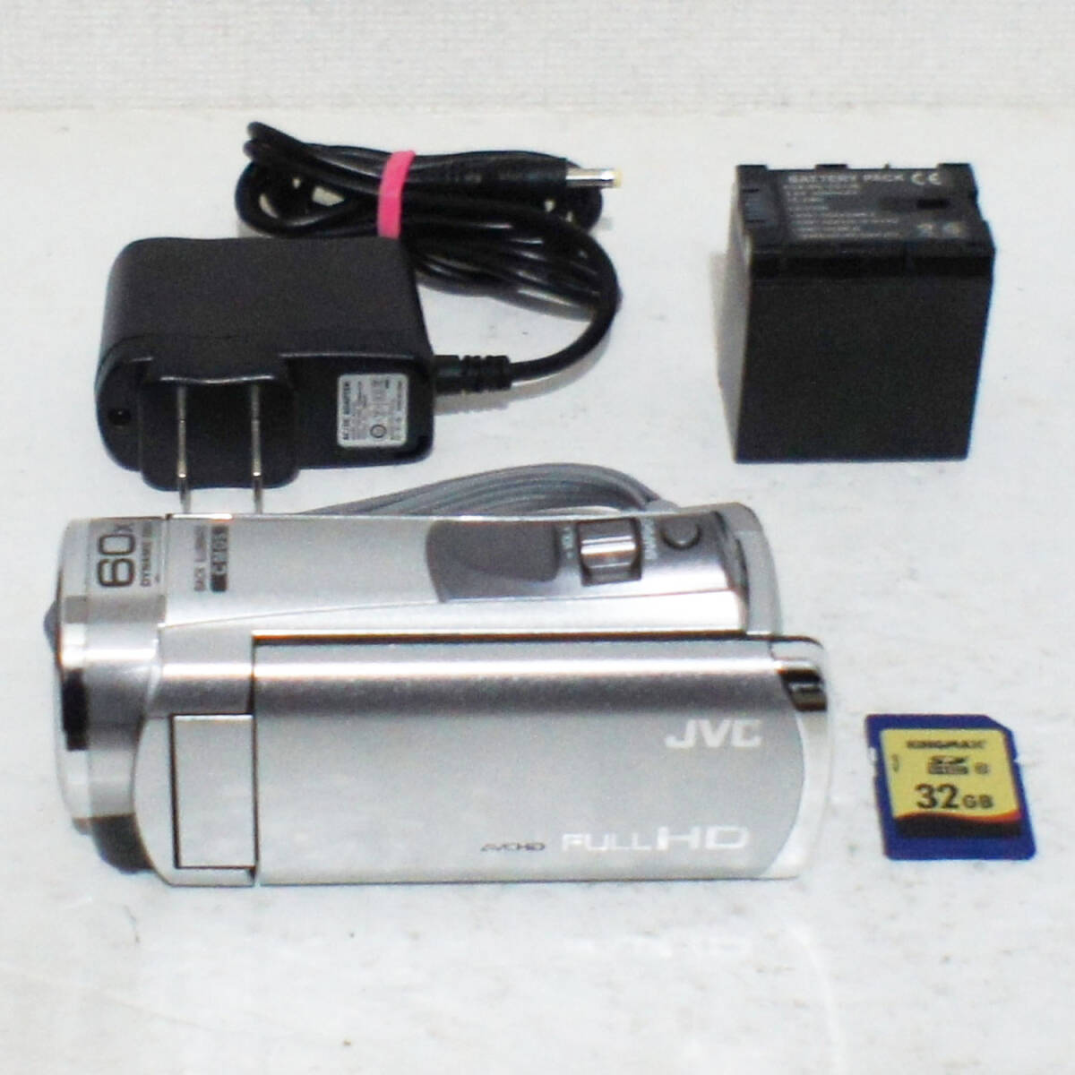 【送料無料】 JVC Everio GZ-HM199 フルハイビジョン 光学40倍 裏面照射CMOS 動作確認済みの画像1