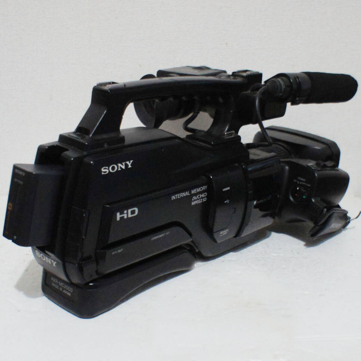 【送料無料】Sony HXR-MC2000J 業務用 フルハイビジョン 64GB内蔵 裏面照射CMOS 動作確認済み①_画像7