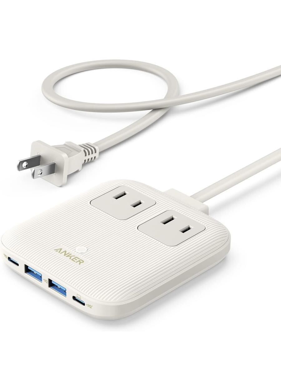 Anker アンカー Nano Charging Station (6-in-1, 67W) AC差込口 2口 USB-C 2ポート USB-A 2ポート iPhone MacBook _画像2