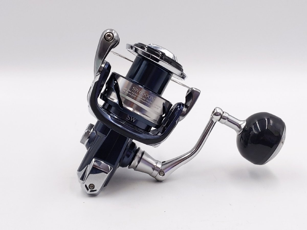 (管83428)美品 Shimano シマノ 21 ツインパワーSW 6000XG スピニングリール キャスティング ロックショア オフショア 青物