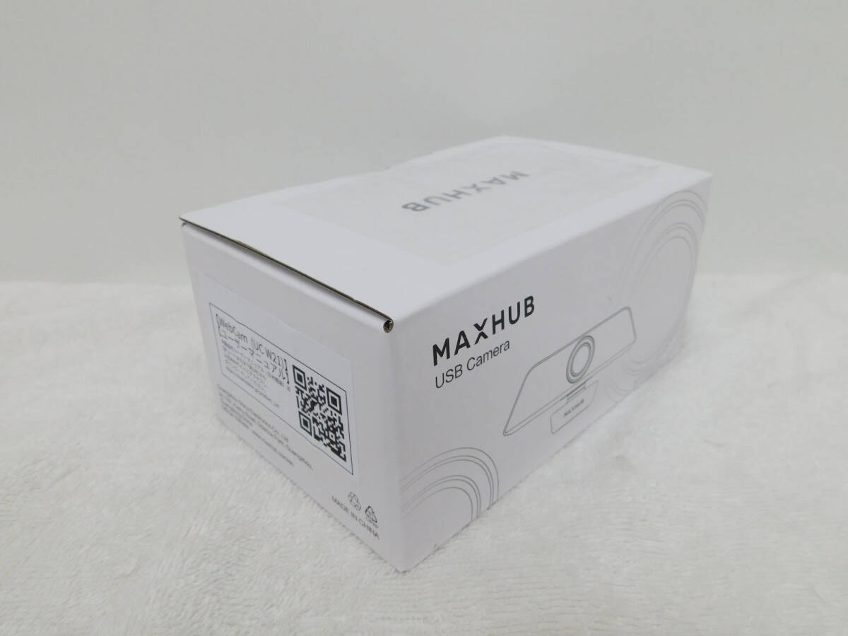 新品 未開封 MAX HUB/ナイスモバイル 4K 画角120度 マイク内蔵 会議用 USB2.0 Web カメラ WebCam Pro UC W21_画像3