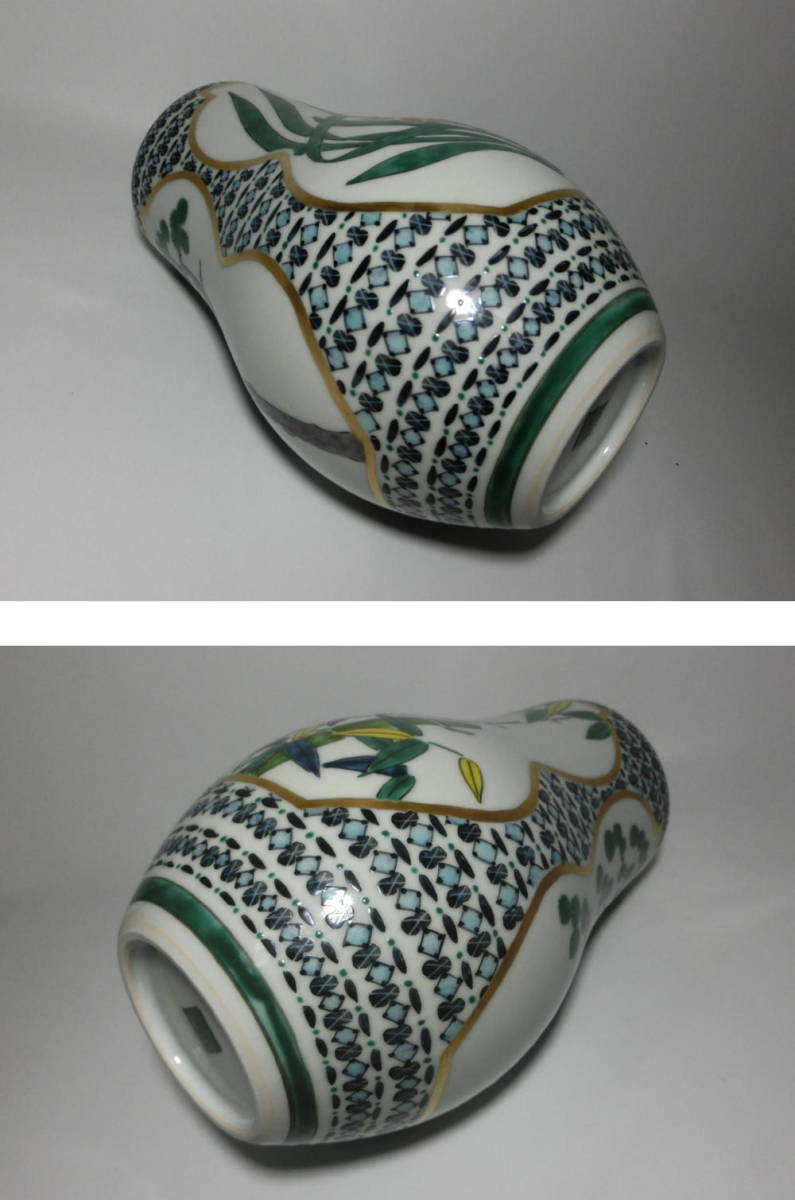 [ подлинный произведение гарантия ] глициния . более того line * мелкий рисунок . сосна бамбук орхидея * ваза 