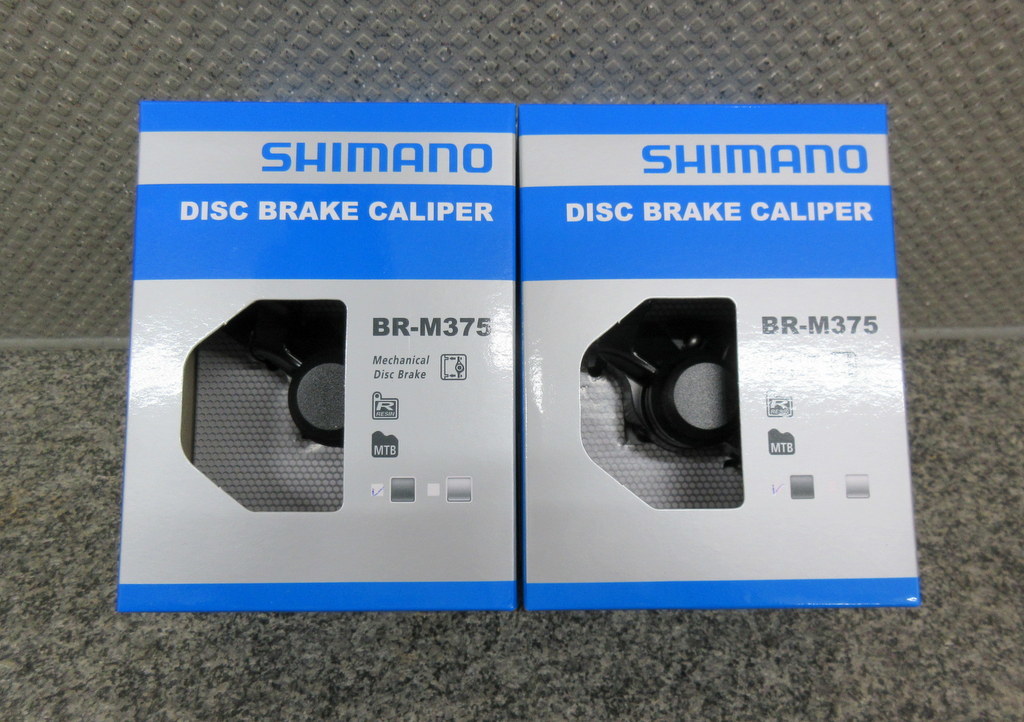 Shimano　BR-M375 ブラック 2個セット　レジンパッド/メカニカルディスク　未使用品