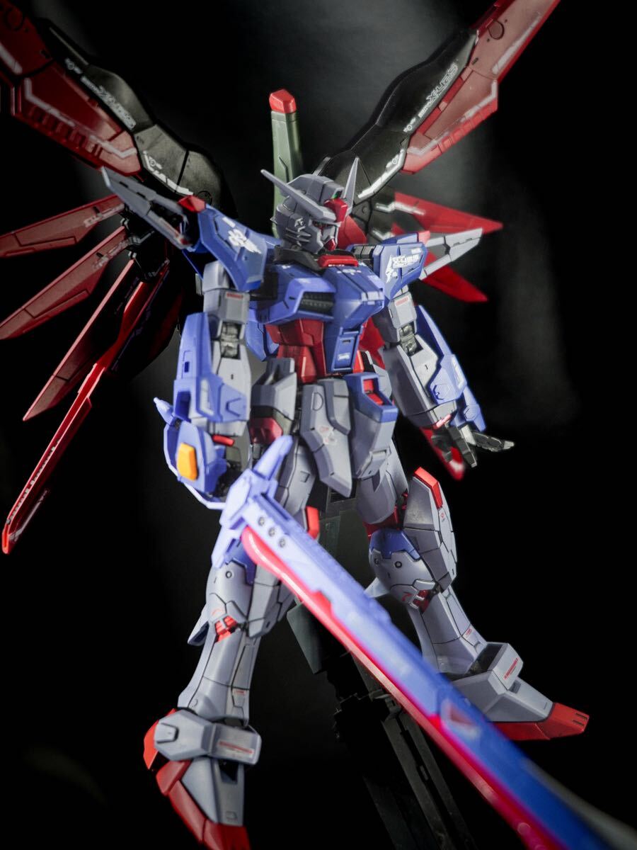 RG 1／144 デスティニーガンダム　塗装済み　完成品　specⅡ風塗装　ガンプラ_画像1