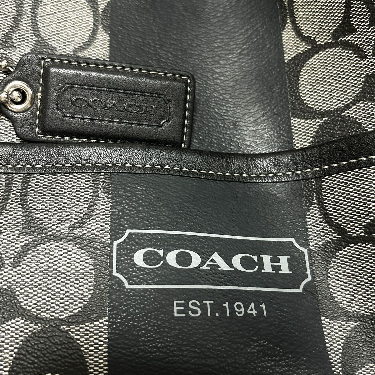 COACH コーチ シグネチャー F77278 ボストンバッグ PVC レザー バッグ alp梅0226_画像7