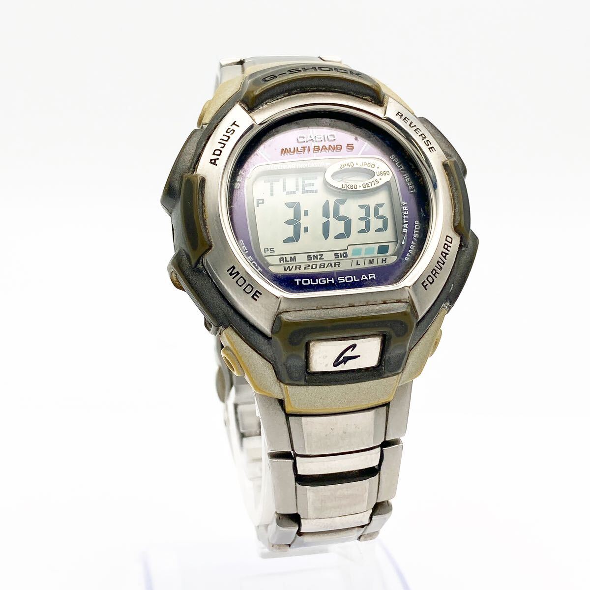 稼働品 CASIO G-SHOCK GW-800D デジタル 電波ソーラー 腕時計 alpひ0305_画像4