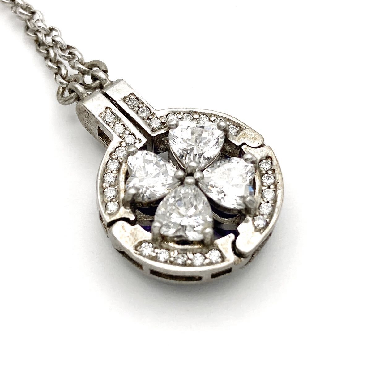  amethyst silver 925 color stone necklace accessory alp plum 0313